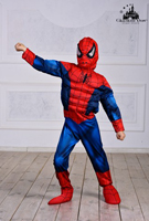прокат костюма человек паук на мальчика 7-8 лет